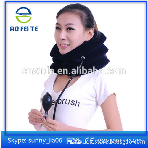 fashion inflatable air cervical collar adjustable soft cervical traction neck traction with low price